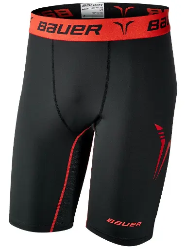 BAUER S17 CORE COMPR BL SHORT - SR - BLK