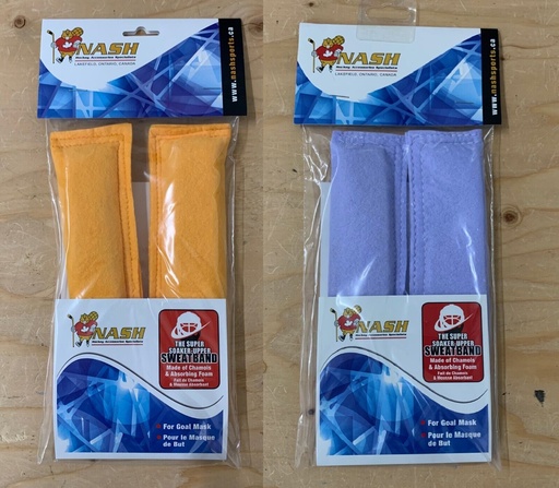 [NCS] NASH Orange CHAMOIS SWEATBANDS - 2 PACK
