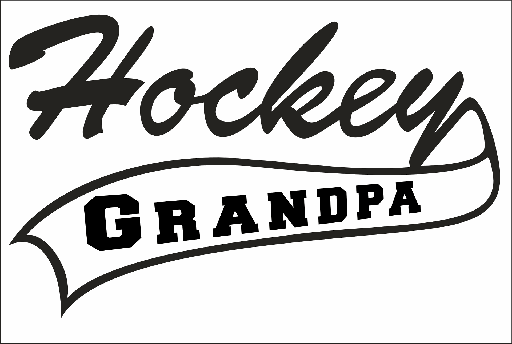 [HGPD] HOCKEY GRANDPA CAR WINDOW DECAL
