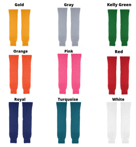 CCM S100P KNIT HOCKEY SOCKS - SOLIDS